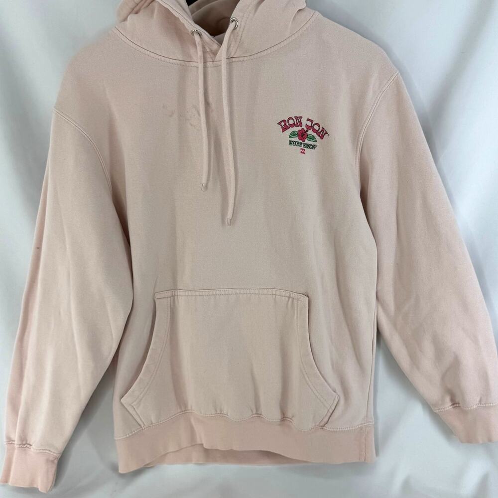 Ron Jon x Billabong Pink Hoodie Women’s Medium - Picture 3 of 7